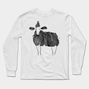 Suspicious sardinian black sheep Long Sleeve T-Shirt